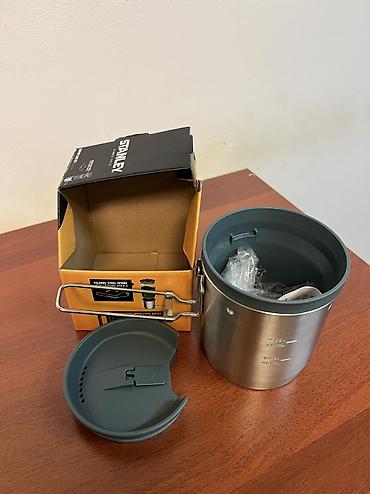 походный чайник: Набор для приготовления и приема пищи Stanley Compact Steel Cook Set — 4