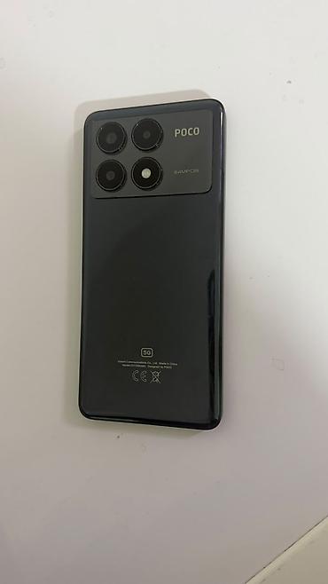 Уюлдук телефондор жана аксессуарлар: Poco X6 Pro 5G, Колдонулган, 512 ГБ, түсү - Кара, 2 SIM — 4