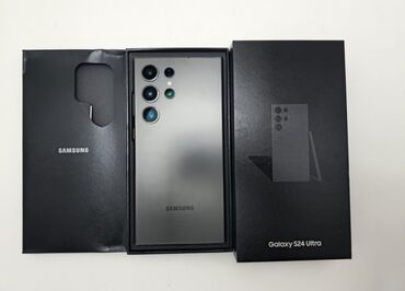 скупка мобильных телефонов на запчасти: Samsung Galaxy S24 Ultra, Б/у, 512 ГБ, цвет - Черный, 1 SIM, eSIM