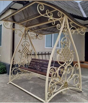 Sifarişlə bağ yelləncəkləri: Metal EN MMC olaraq istədiyiniz forma və ölçüde demir işlerinin — 7