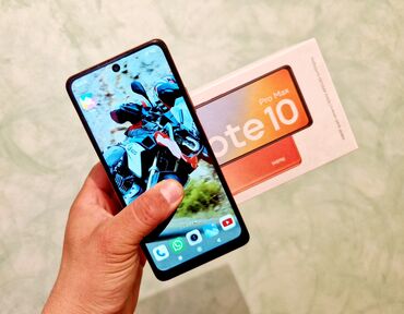 Redmi: Redmi, Redmi Note 10 Pro Max, Б/у, 256 ГБ, цвет - Серый, 2 SIM