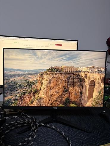 macbook air 2017: Монитор AOC 24" - Диагональ: 24 дюйма - Узкие рамки по периметру — 1