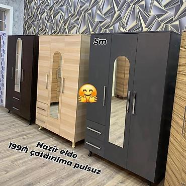 Шкафы: Dolab yeni qarderob paltar dolabı güzgülü — 1