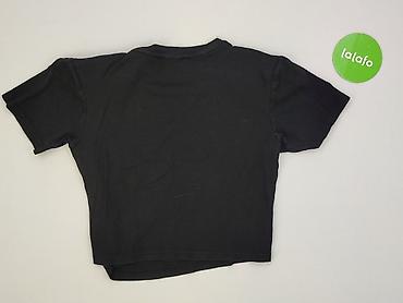 bluzki czarne basic: T-shirt damski, rozmiar M — 4