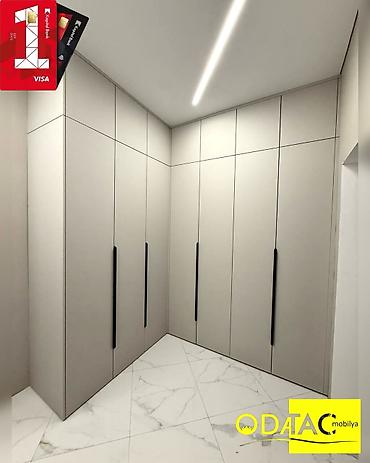 Yeni, 6 qapı, Kredit, Boz, Açılan, Künc dolab