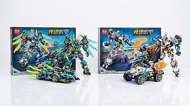 железные автоматы: Конструктор Firinboo Machine Racing — трансформирующиеся роботы и — 1