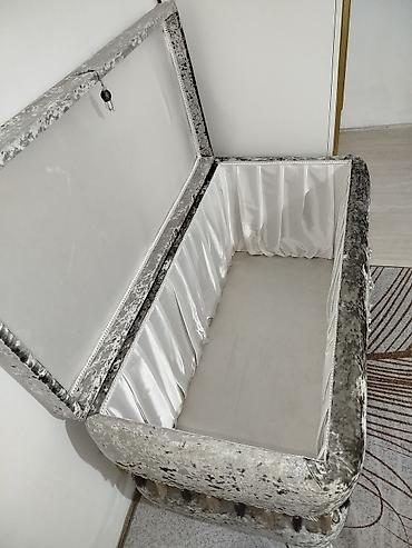 Банкетка, Б/у, Без полок, цвет - Серый