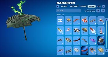 Video oyunlar və konsollar: Fortnite oyun hesabı - 232 skinli hesab - İçində 100 V-Bucks - 32 — 3