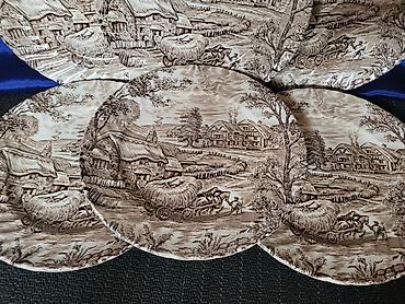 Ostali antikviteti: Tanjiri engleski Ridgway desertni iz 1976god. Engleski tanjiri — 5