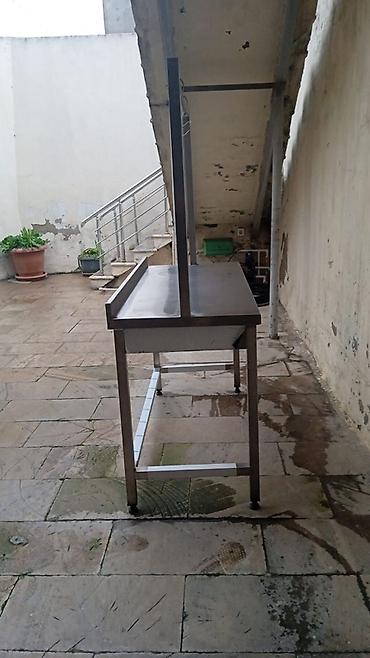 Оборудование для ресторанов, кафе: Paslanmayan poladdan (inox) ət kəsim/parsellaşma masası - Material — 3