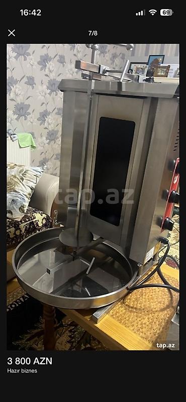 döner yeri: TECILI SATILIR !!!! Hazır biznes üçün avadanlıqlar hec istenmiyib — 1