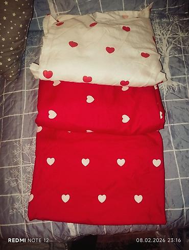 Kolleksiya qaşıqları: Iki nəfərlik yataq dəsti az istifadə olunub təcil satılır ucuz qiymətə — 2