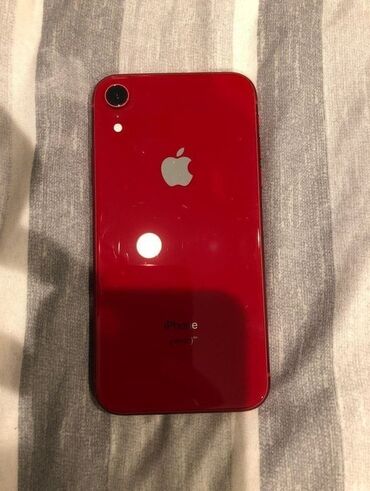 Apple iPhone: IPhone Xr, Б/у, 64 ГБ, Красный, Чехол, 82 %