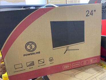 İnformatika: Təzə Powerline Monitor 24” 100Hz Açıqlama: 	•	Ölçü: 24 düym 	•	Panel