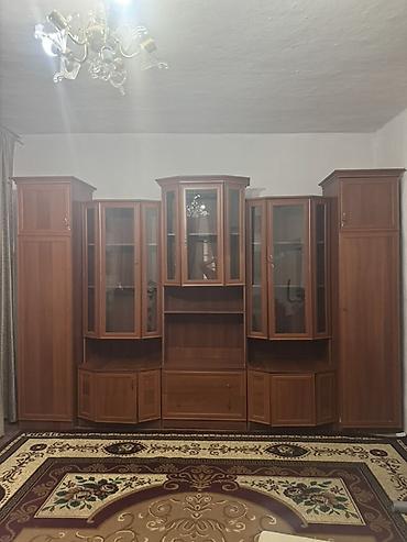 модульный дос: Секция-стенка для гостиной из ламинированного ДСП под орех с — 2