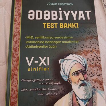 Vüqar Hüseynovun müəllifliyi ilə hazırlanmış "Ədəbiyyat Test Bankı"