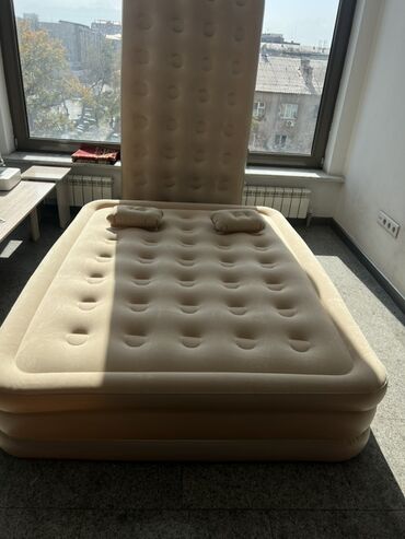надувная кровать intex: Надувная кровать/матрас с высокой базой и двумя надувными подушками