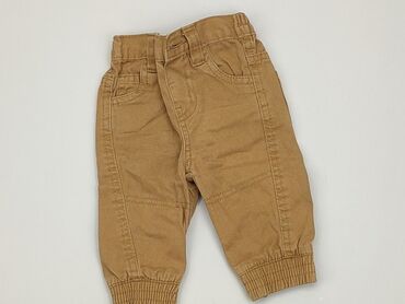 bezowe skorzane legginsy: Spodnie jeansowe, EarlyDays, 0-3 m, stan - Bardzo dobry