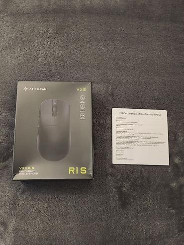 Mauslar: VXE R1 S simsiz kompüter siçanı - Minimalist, mat qara dizayn - Sağ — 6