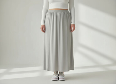 plisowane spódnice i sweter: Women`s skirt, size XL