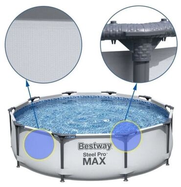 велики двухподвес: Продам каркасный бассейн BestWay 305x76 см с тентом Ищете отличное