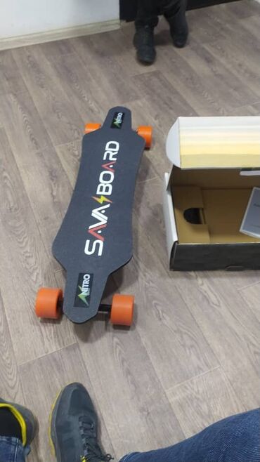 двигатель на фотон: Электрический лонгборд SAVA BOARD Nitro - Дека удлинённой формы с