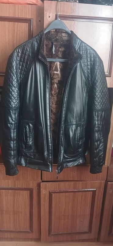 Kurtka, Dəri, Qış, 3XL (EU 46)