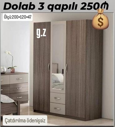 Dolablar: Yeni, Açılan, Düz dolab, Qarderob, paltar dolabı