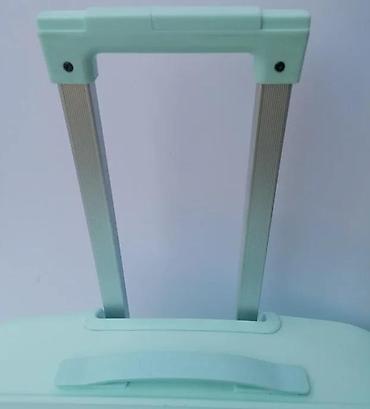 Putni koferi i torbe: Tvrdi kofer na točkiće – mint zelena boja - Materijal: čvrsta — 6