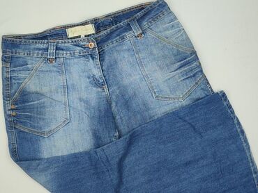 legginsy woskowane wysoki stan: Jeans for women, 2XL (EU 44)
