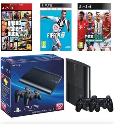 PS3 (Sony PlayStation 3): Konsollor xaricden gelib idal veziyyetdedi Mağaza terefinden satilir