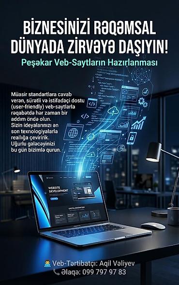 xidmət: Veb saytların hazırlanması | Hosting, Domen — 1