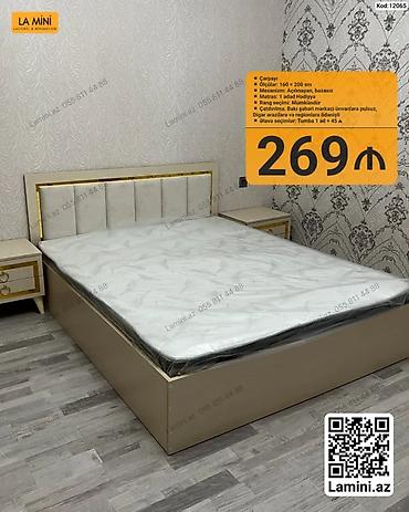 LA MİNİ yataq dəsti – Kod: 12065 - Çarpayı - Ölçülər: 160 x 200 sm -