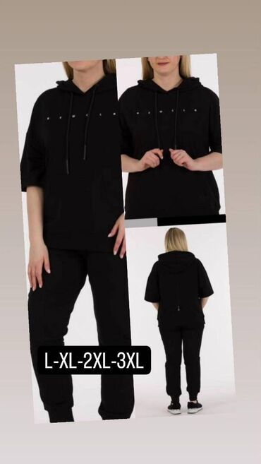 ivet haljine za punije: L (EU 40), XL (EU 42), 2XL (EU 44), Single-colored, color - Black