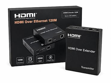 hdd update cable: HDMI Over Ethernet Extender 120M Удлинитель HDMI сигнала по сетевому — 1