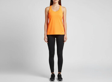 koszulka nike na ramiączkach: H&M Sport, T-shirt damski, rozmiar S