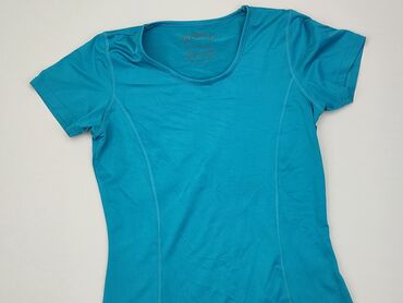 turkusowy t shirty damskie: T-shirt, M, stan - Dobry
