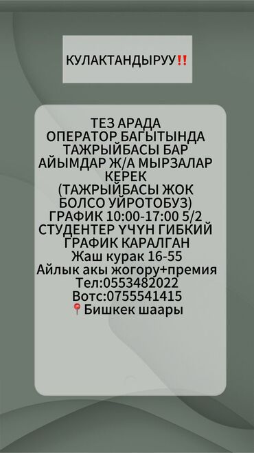 работа в чехии бишкек дизель: Другие специальности в продажах