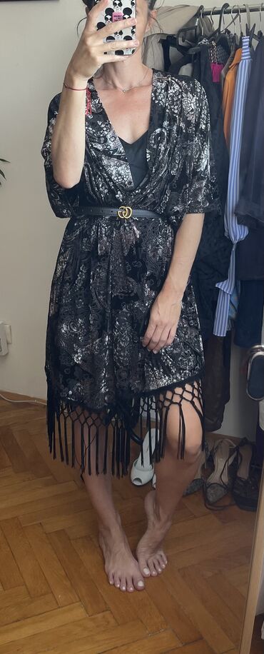 Haljine: Anushka By Anna Pavlova bоја - Crna, Kratkih rukava — 12