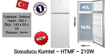 mini xaladelnik: Soyuducu KUMTEL HTMF – 210W - Funksiya: Defrost - Ümumi həcm: 501 l - — 1