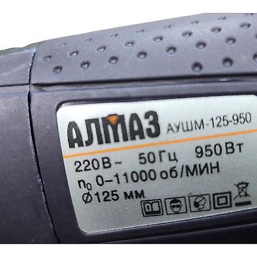 Ремонт и строительство: №: 2943 Məhsulun adı: Cilalama maşını Алмаз АУШМ-125-950 Brend: Алмаз — 3