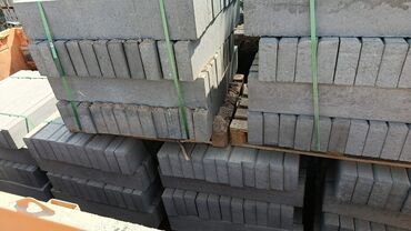 Тротуарные бордюры: Тротуарный бордюр, Бетонный, Декоративный, 100 — 9