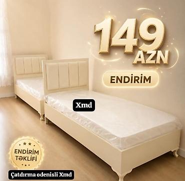 Yataq çarpayısı – tək nəfərlik model - Rəng: krem/ivory tonları - lalafo.az -da Yataq çarpayısı – tək nəfərlik model - Rəng: krem/ivory tonları -