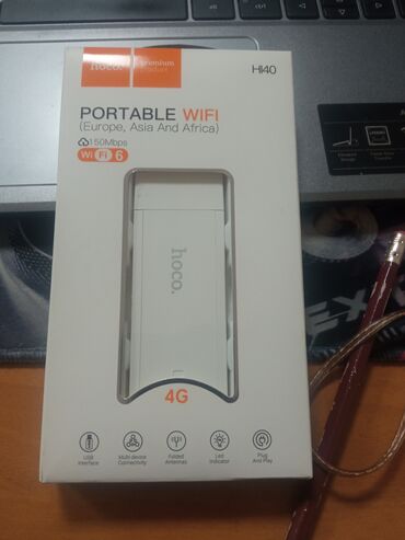 сетевые адаптеры внутренний: Портативный 4G Wi‑Fi роутер Hoco HI40 - Форм‑фактор: USB‑модем/роутер