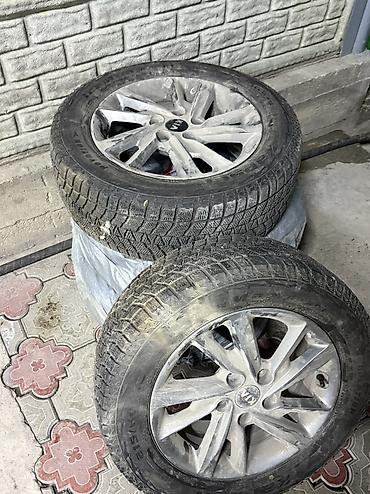 Шиналар жана дисктер: Дөңгөлөктөр монтажда 215 / 60 / R 16, Кыш, Жаңы, Комплект, Куйма — 2