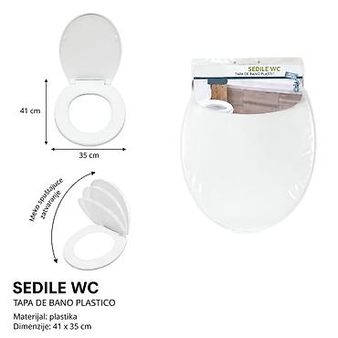 KMT Štampani dezen plastični 5201337-A Plastična WC daska Kmt style