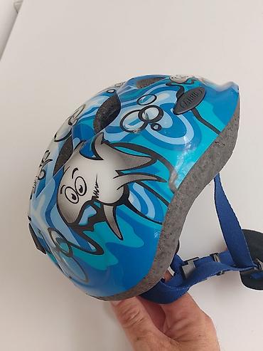 Oprema za bicikliste: Dečja biciklistička kaciga ABUS – motiv ajkule vel 45-50 obim - — 5