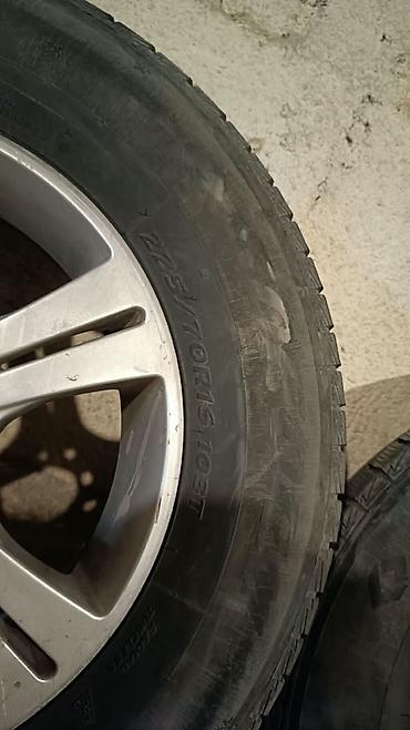 7 00 r16: Комплект зимних колес R16 на литых дисках. - Шины: 225/70 R16, без — 2
