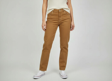 bershka spodnie brazowe: Bershka, Jeansy damskie, rozmiar S