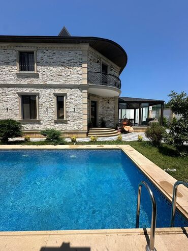 Bağ evlərinin satışı: Bakı, Mərdəkan, 5 kv. m, 3 otaqlı, Hovuzlu, İnternet, Kombi — 1